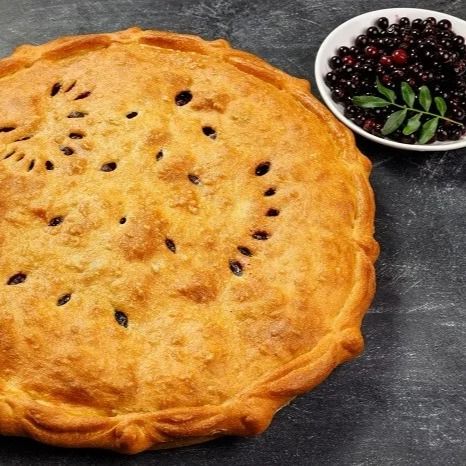 ПИРОГ С ЧЁРНОЙ СМОРОДИНОЙ, 500 г. ПИРОГ С ЧЁРНОЙ СМОРОДИНОЙ, 500 г.