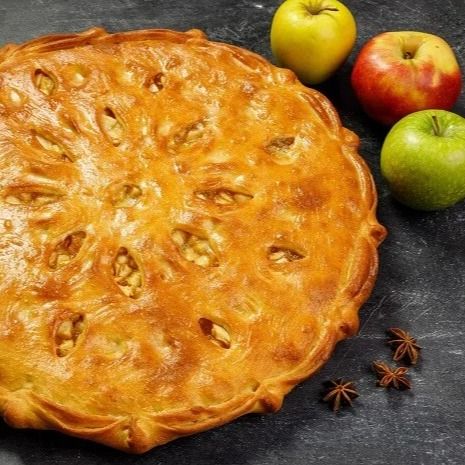 ПИРОГ С ЯБЛОКОМ, 500 г. ПИРОГ С ЯБЛОКОМ, 500 г.