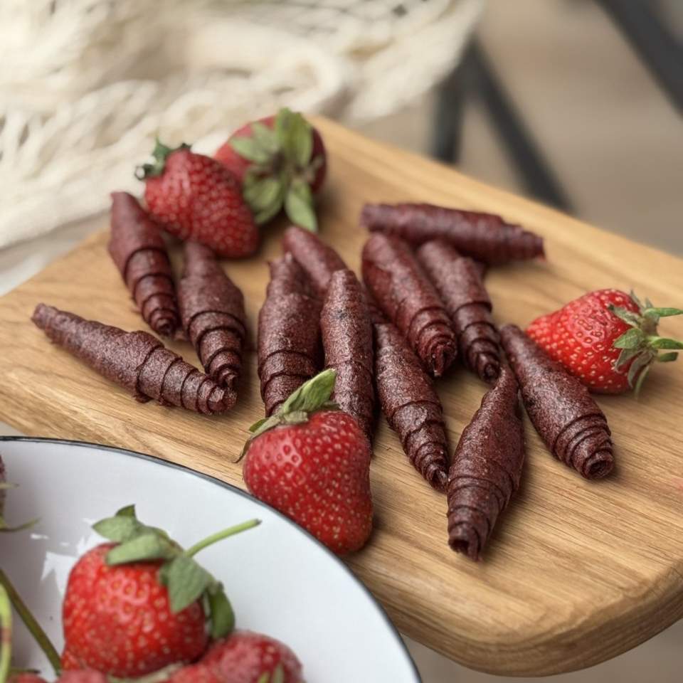 ПАСТИЛА В РОГАЛИКАХ СО ВКУСОМ КЛУБНИКИ (без сахара)-2 ПАСТИЛА В РОГАЛИКАХ СО ВКУСОМ КЛУБНИКИ (без сахара)-2