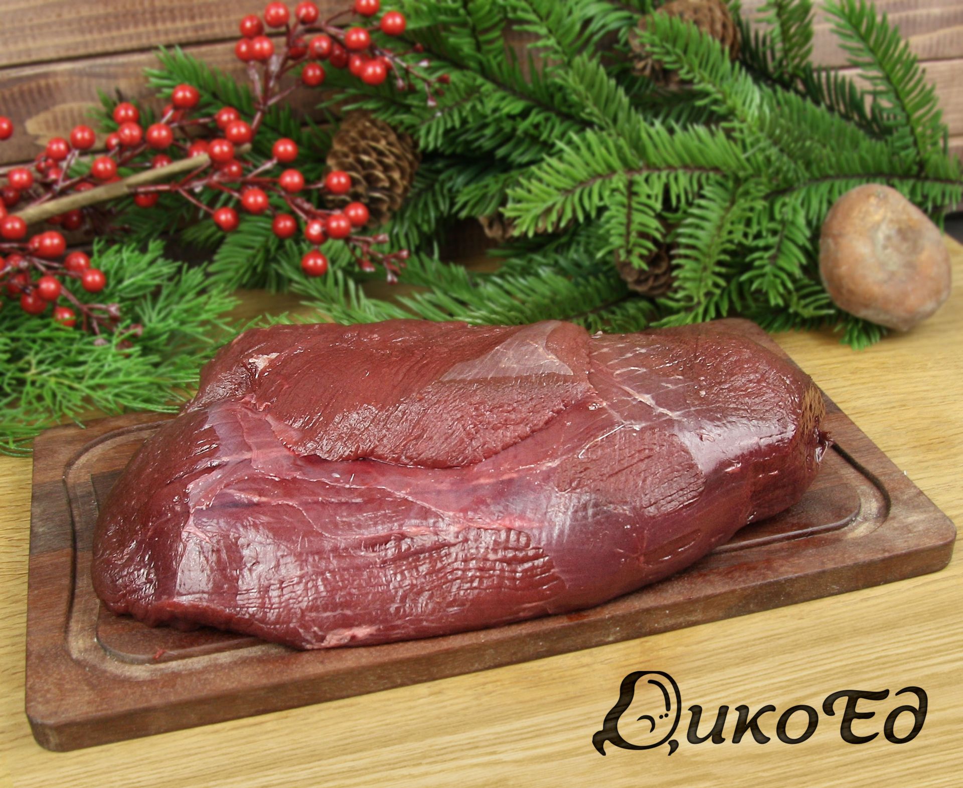 Внутренняя часть бедра северного оленя (окорок) - упаковка 1.2 Кг.-5
