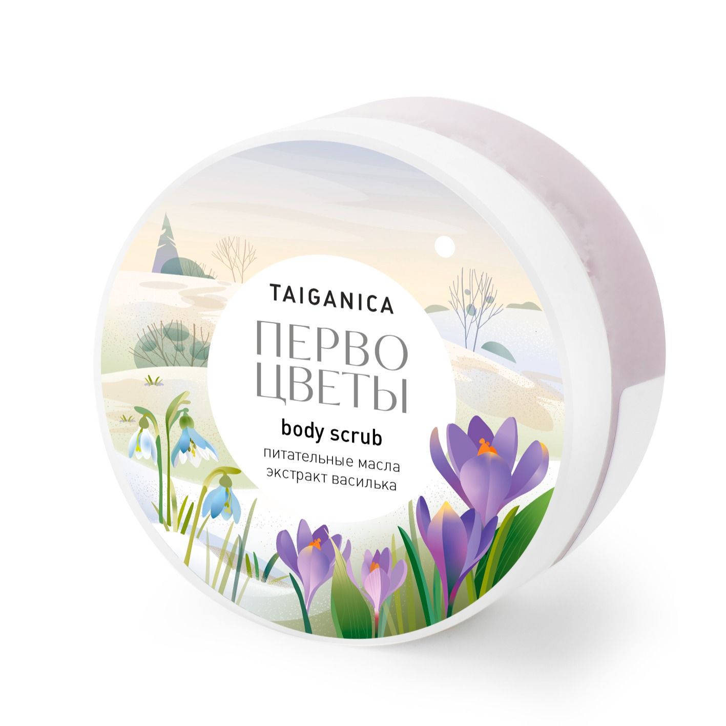 Скраб для тела "Первоцветы", 150 мл