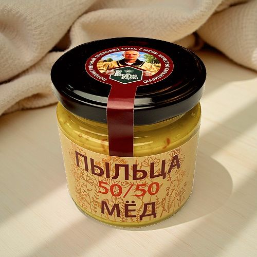 Мёд с пыльцой органик / 250 гр Мёд с пыльцой органик / 250 гр