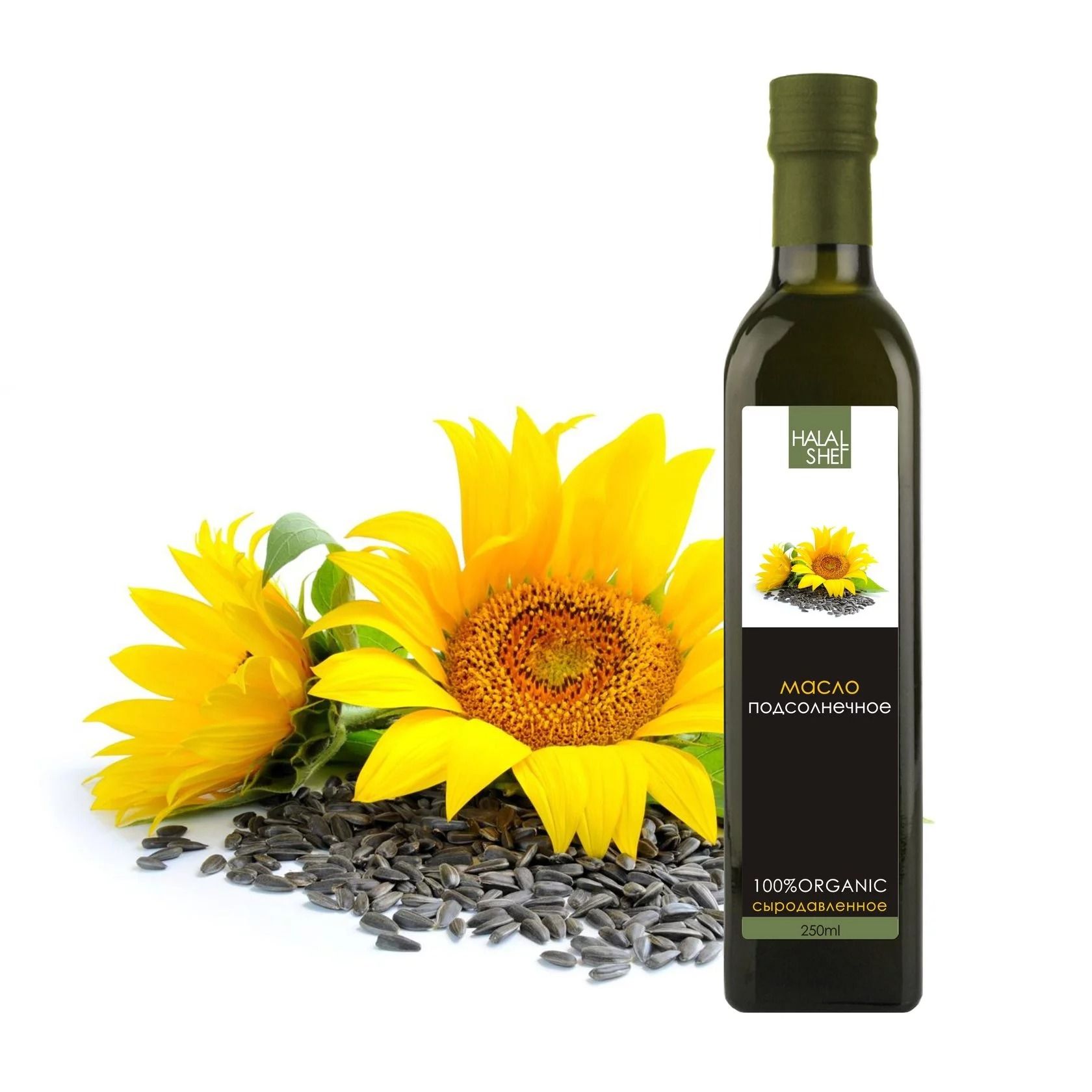 МАСЛО ПОДСОЛНЕЧНОЕ, 250 мл.