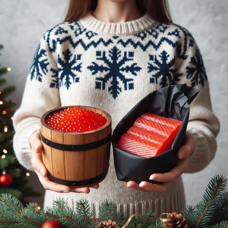 1кг икры горбуши + нерка в подарок 1кг икры горбуши + нерка в подарок