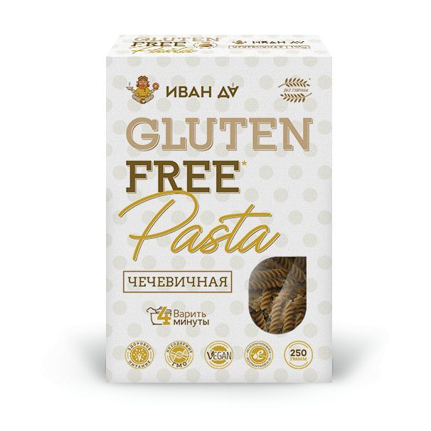 Паста чечевичная, безглютеновая, 250г