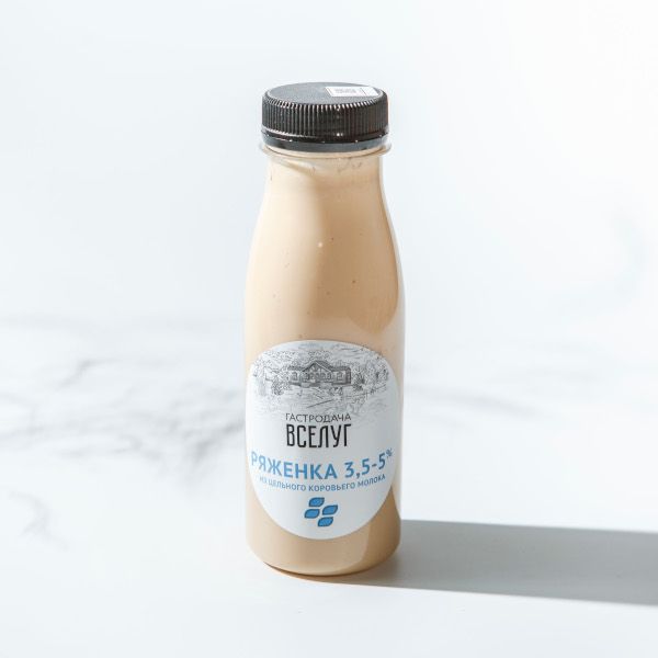 Ряженка из коровьего молока фермерская 3,5-5%