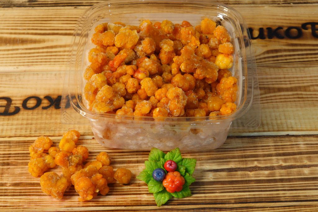 Морошка россыпью замороженная 500 г - упаковка 0.5 Кг.-3