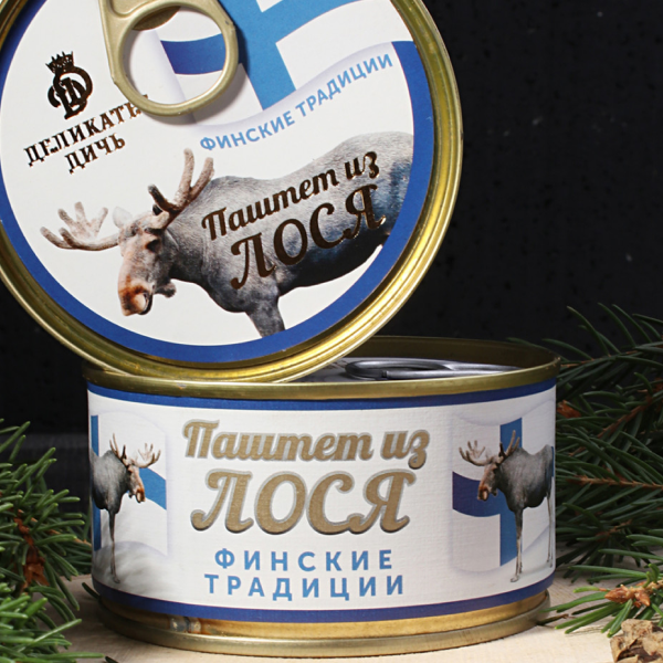 Подарочный набор паштетов тубус "Лесные звери"-4