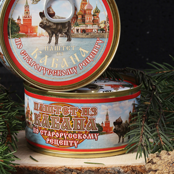 Подарочный набор паштетов тубус "Лесные звери"-2