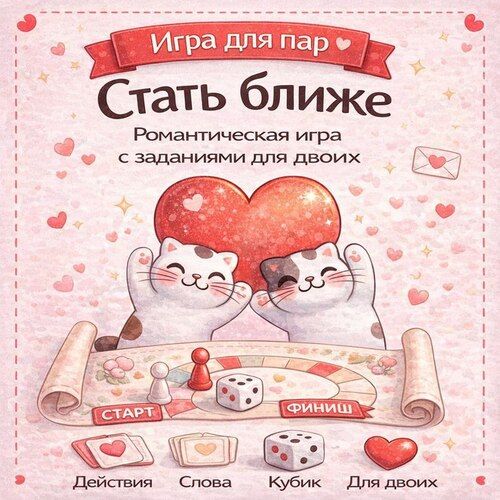 Игра для пар «Стать ближе» со сладостями-5