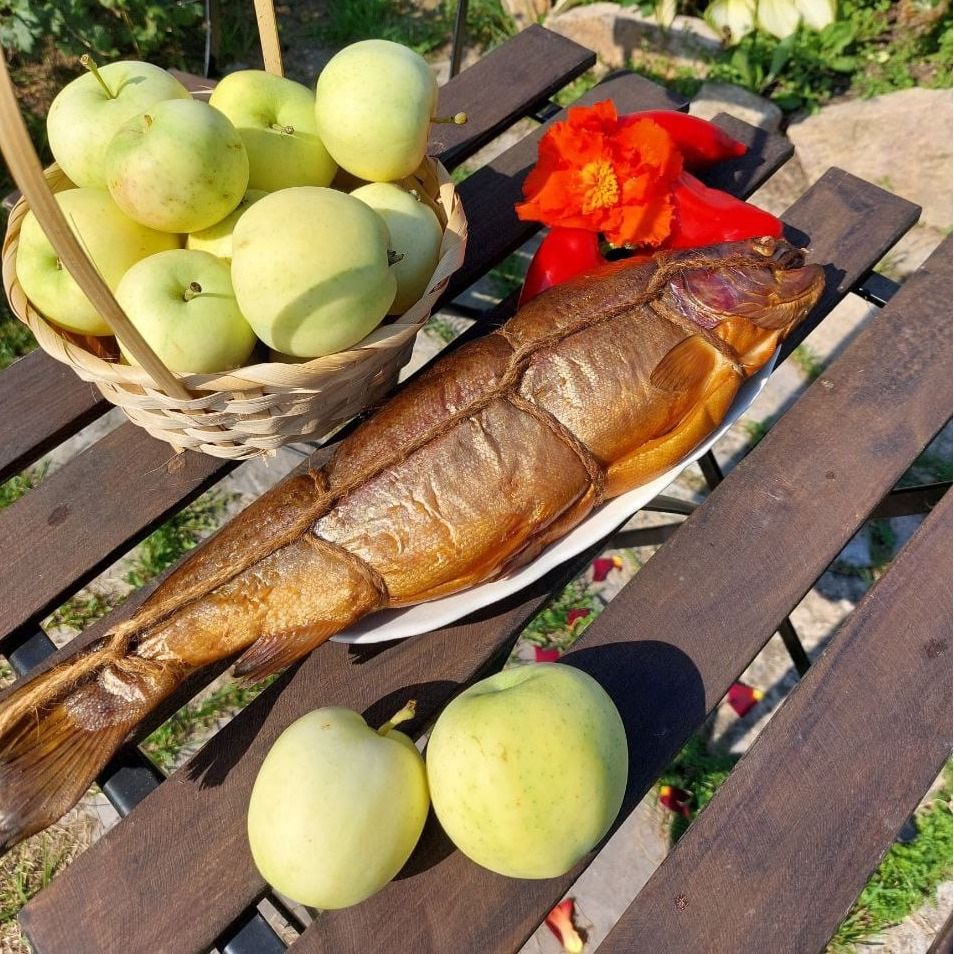 Форель горячего копчения