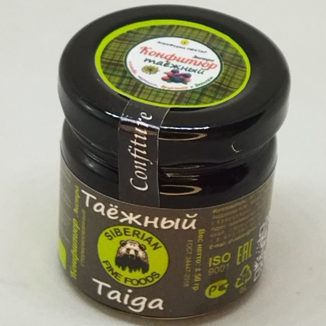Конфитюр «Таёжный» 40 мл.