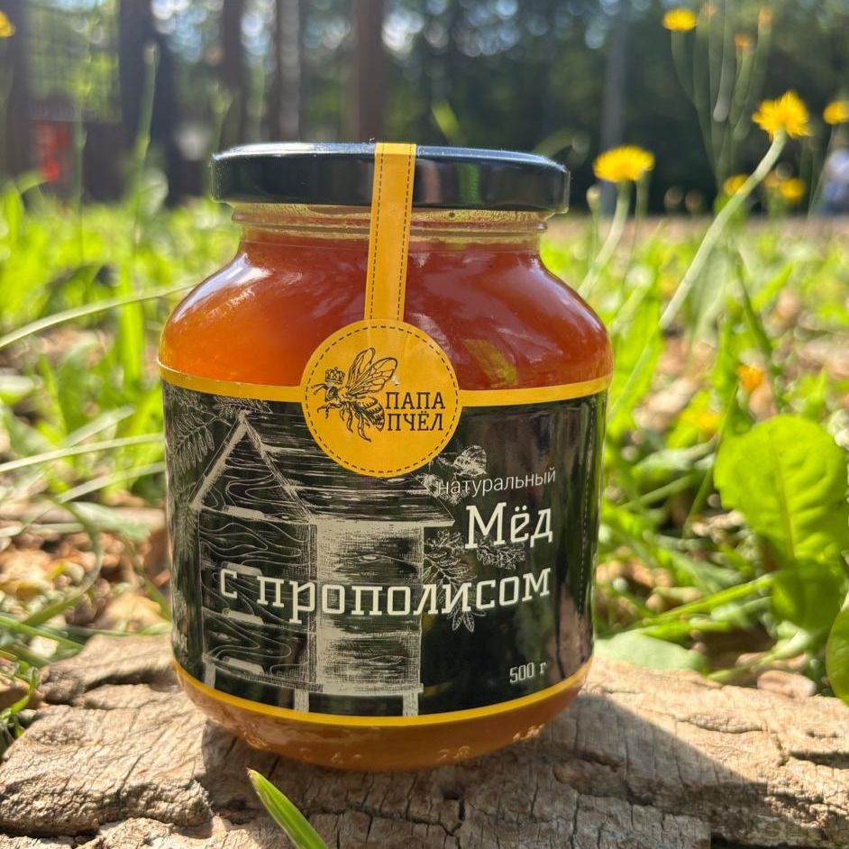 Мёд с прополисом Мёд с прополисом