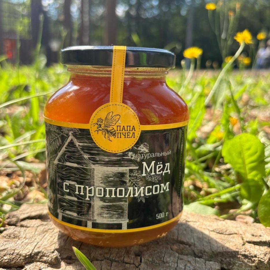 Мёд с прополисом Мёд с прополисом