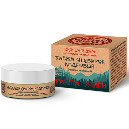 Эко-бальзам ТАЁЖНЫЙ СВАРОК КЕДРОВЫЙ ранозаживляющий, 50 мл.-3