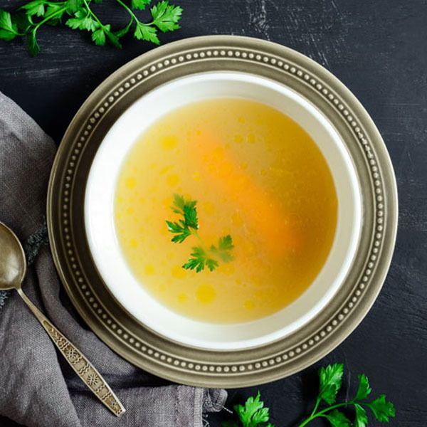 Замороженный куриный бульон/ 1 л-2