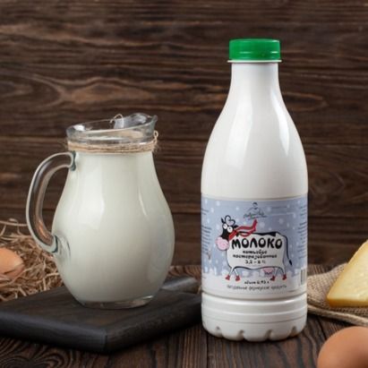 Молоко коровье 3,2 - 6 %