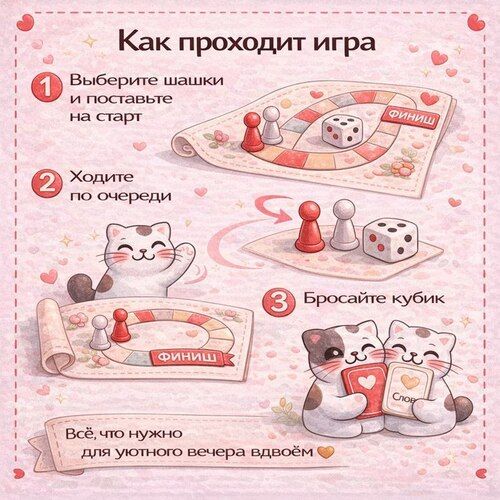 Игра для пар «Стать ближе» со сладостями-7