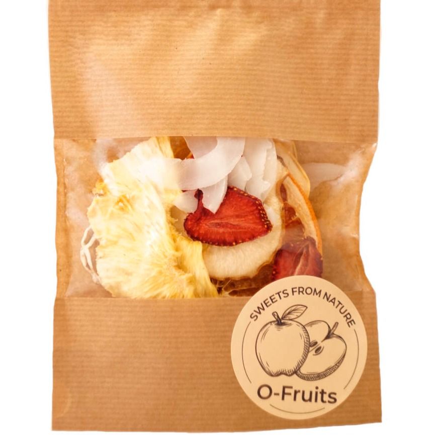 Фруктовые чипсы O-Fruits Микс№1 Фруктовые чипсы O-Fruits Микс№1