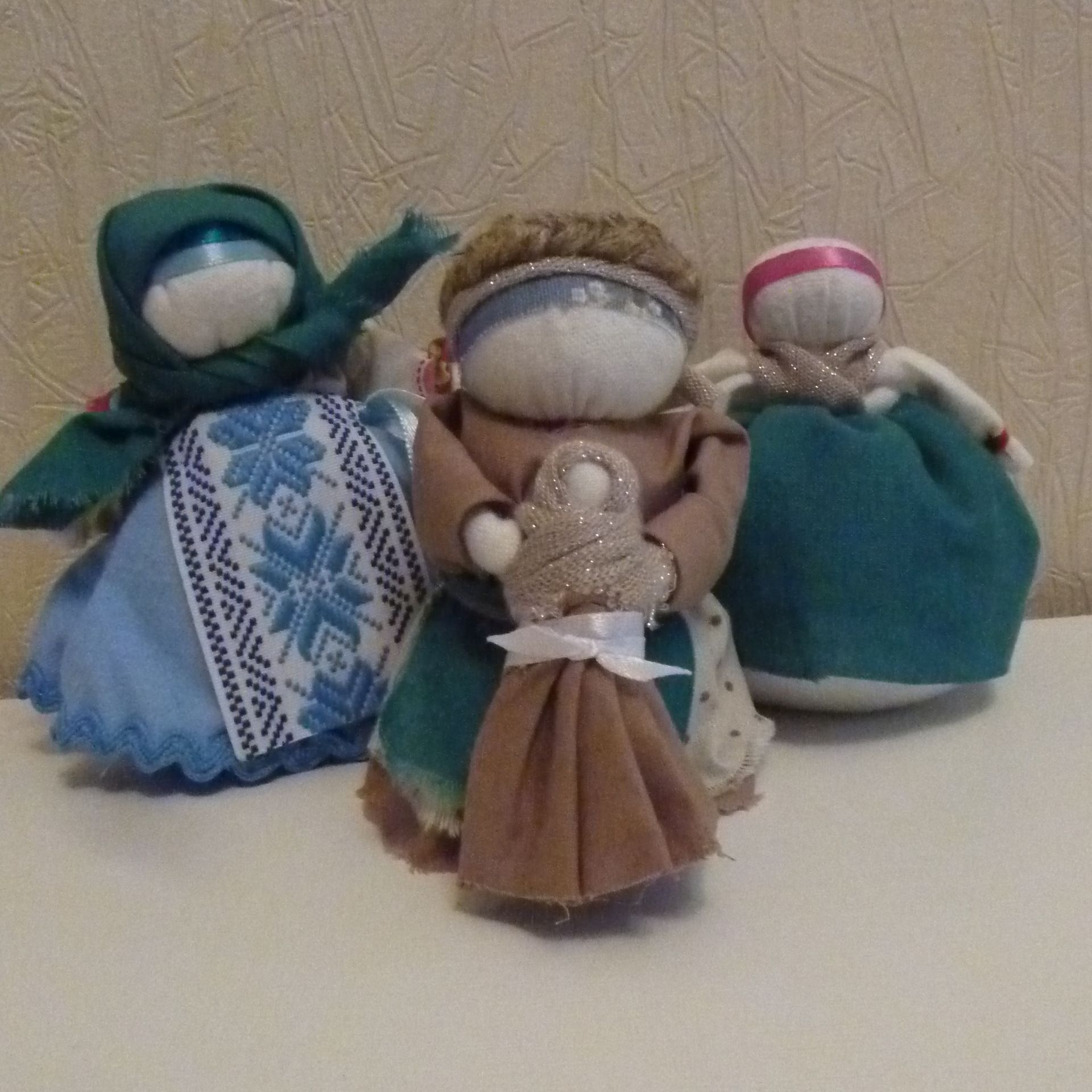 Народные славянские куклы, набор из 3-х куколок