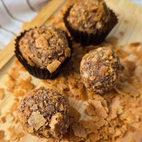 Трюфели с норвежским сыром брюност