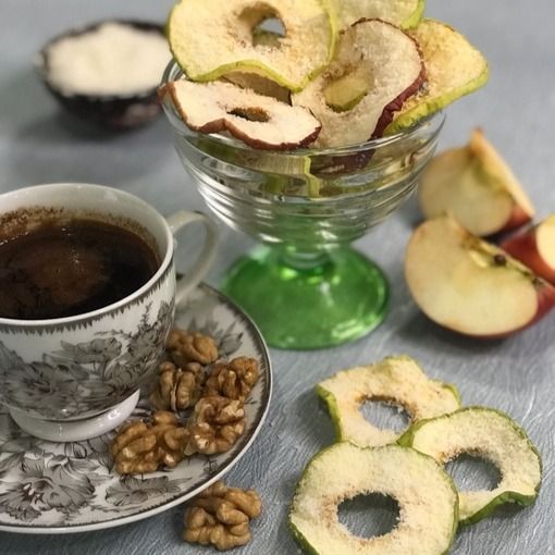 Фруктовые чипсы - ЯБЛОКО + кокосовая стружка