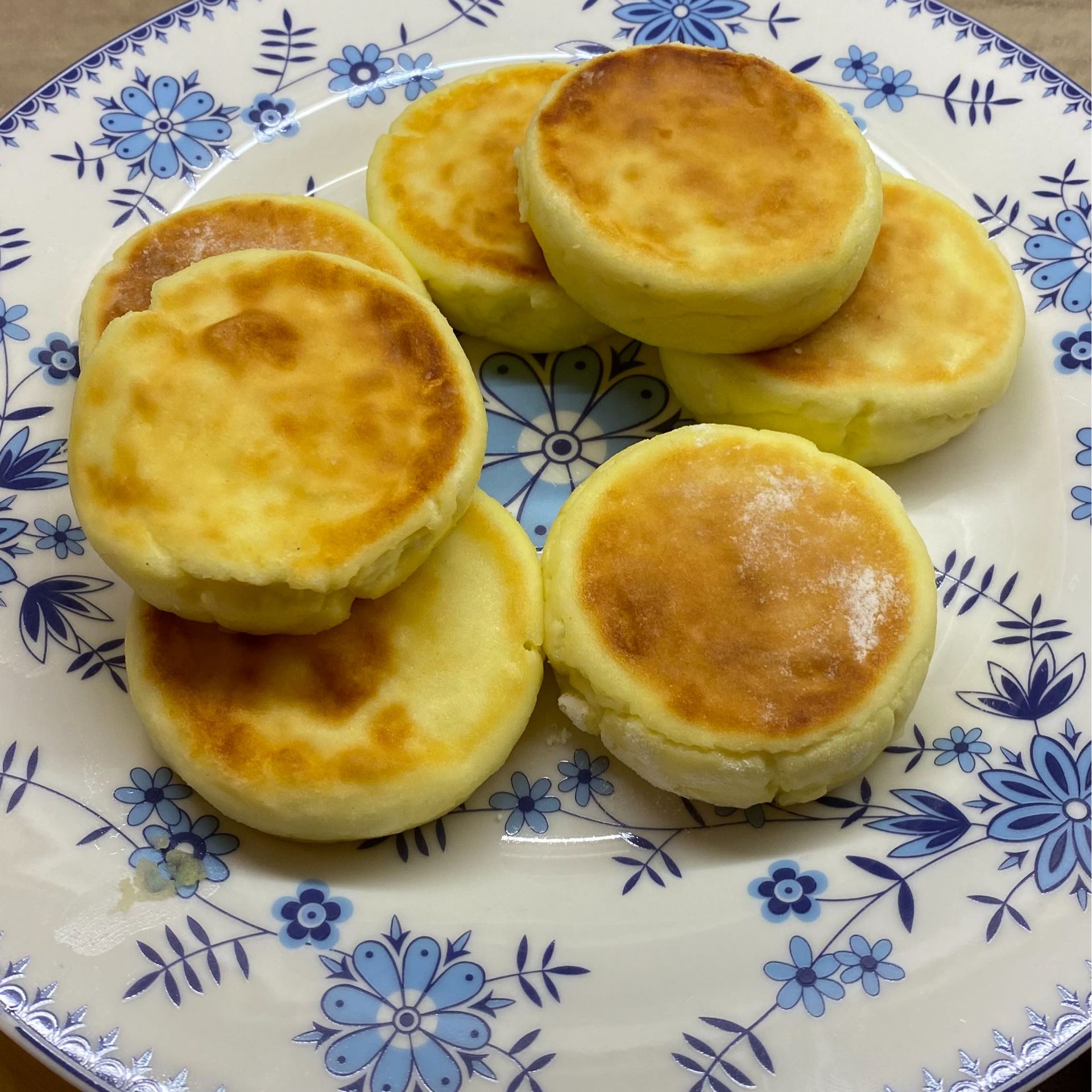 Сырники с лимонной цедрой на кокосовом масле
