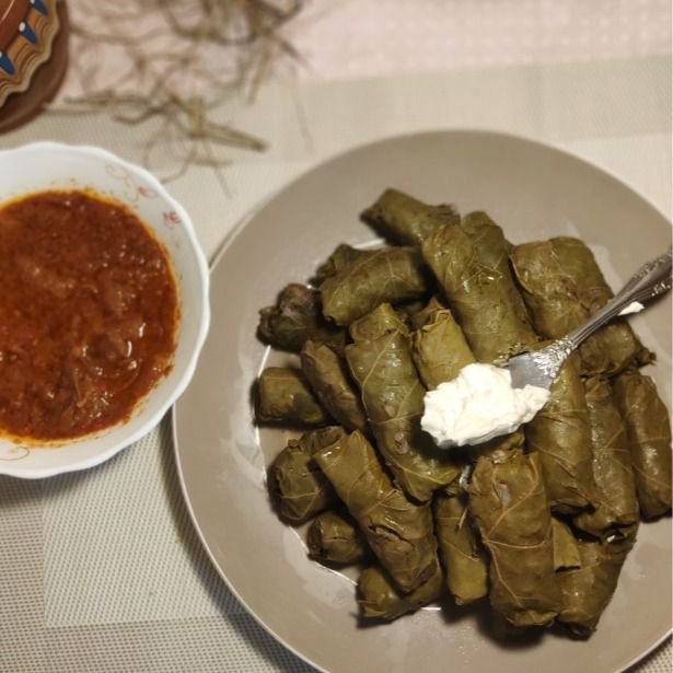 Долма с мясом цыплёнка Долма с мясом цыплёнка