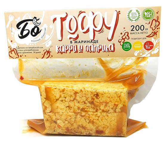 Сыр тофу карри паприка Бо, 250 г