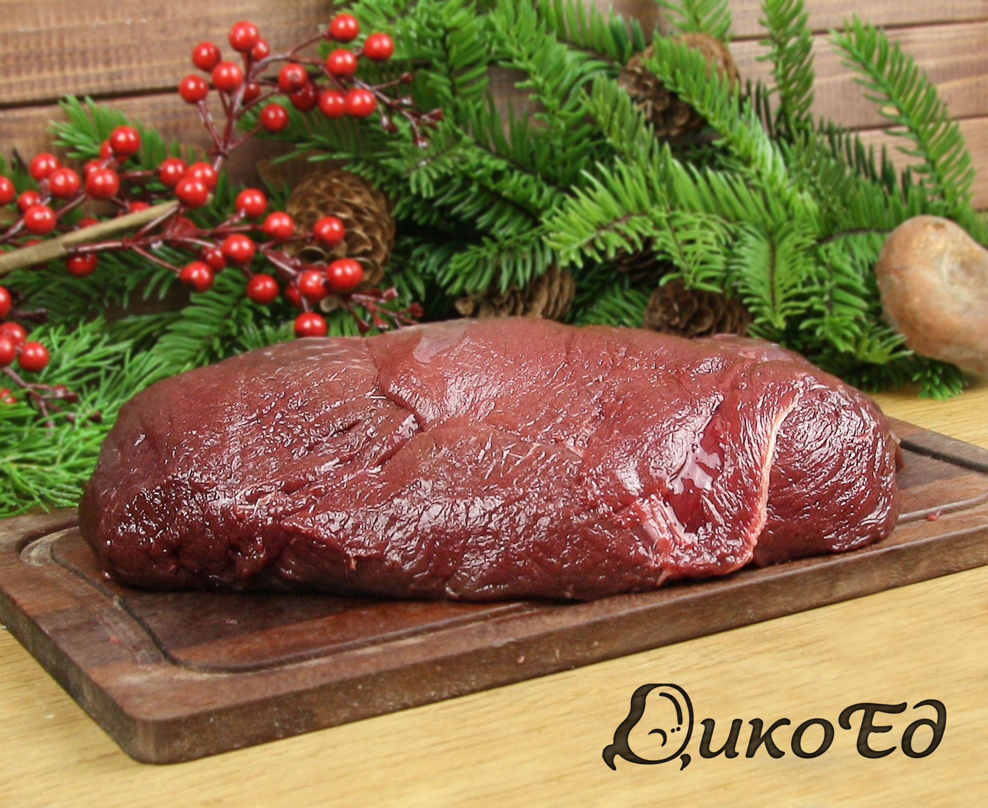 Внутренняя часть бедра северного оленя (окорок) - упаковка 1.2 Кг.-3