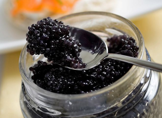 Икра белуги дойная (стеклянная банка) 100 г - упаковка 1 Шт.-10 Икра белуги дойная (стеклянная банка) 100 г - упаковка 1 Шт.-10
