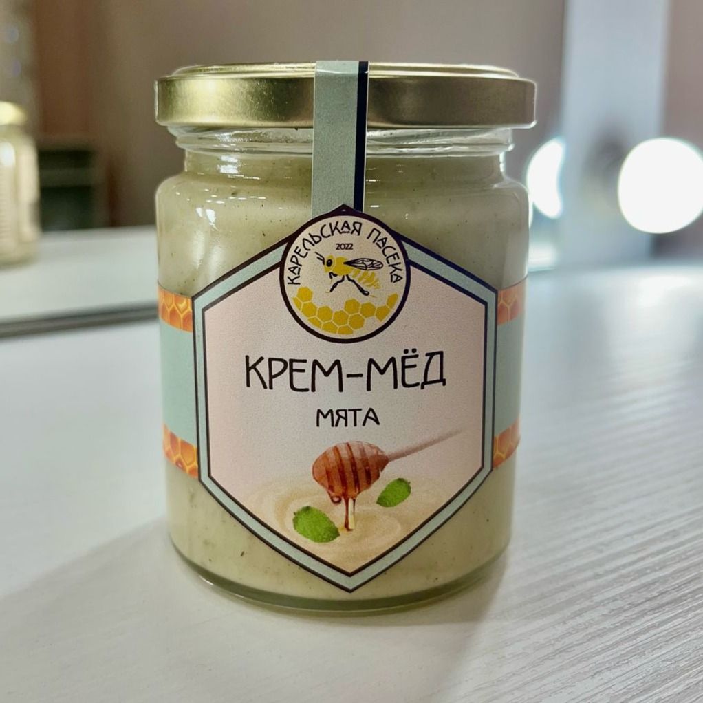 Крем-мёд "Мята" 350 г.
