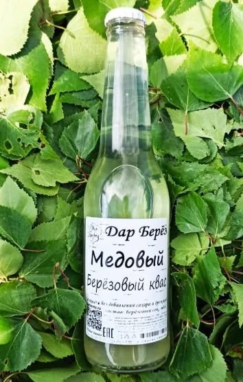 Березовый квас Медовый (330 мл) - упаковка 1 Шт.-4 Березовый квас Медовый (330 мл) - упаковка 1 Шт.-4
