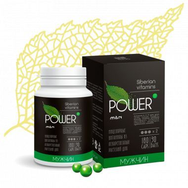 Мицеллярный комплекс POWERman для мужчин Сиб-Крук, 180 кап*0,3 г Мицеллярный комплекс POWERman для мужчин Сиб-Крук, 180 кап*0,3 г