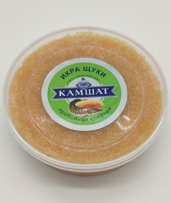 Икра щуки пробойная солёная замороженная "КАМШАТ" 500гр - упаковка 1 Шт.