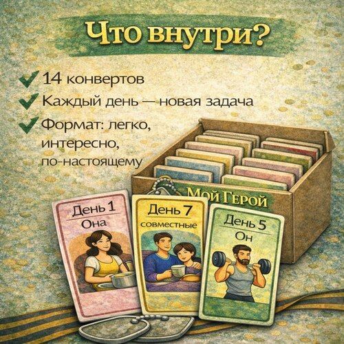 Игра для пар «Мой герой» со сладостями-6