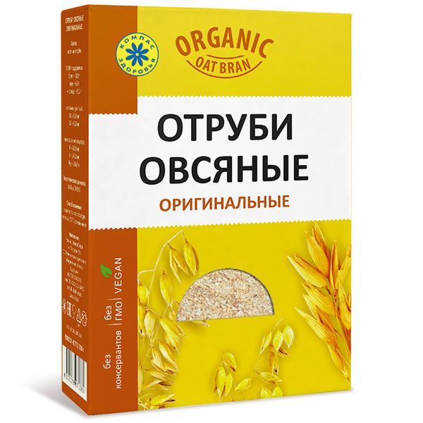 Отруби ОВСЯНЫЕ оригинальные, 200 г