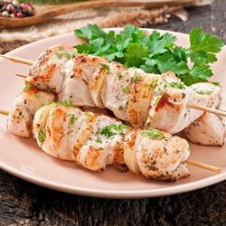 Шашлык из куриного филе