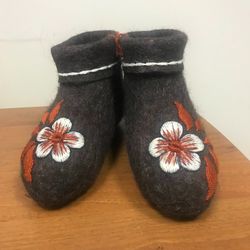 Тапки женские с отворотом, модель 028