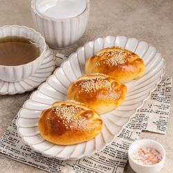 Пирожки с ветчиной и сыром 3 шт.