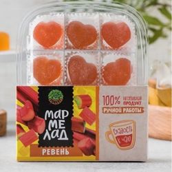 Мармелад "СЕРДЕЧКИ" ревень