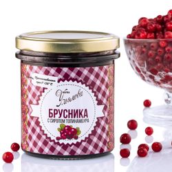 Брусника в сиропе топинамбура
