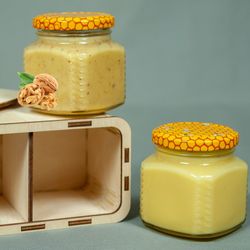 Подарок фанерная коробочка для баночек.