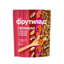 GRANOLA. Мюсли запеченные с кокосом, арахисом и папайей