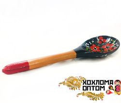 Ложка салатная деревянная "Чернушка"