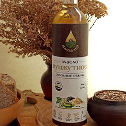 Сыродавленное кунжутное масло холодного отжима