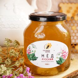 Мёд Цветочный Рузский сезон 2025 1 кг