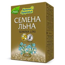 Семена ЛЬНА Компас Здоровья, 200 г