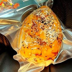 Фаршированный кальмар с рубленой кетой