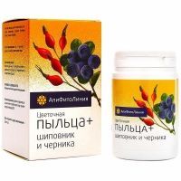 ПЫЛЬЦА + Шиповник и черника в таблетках.